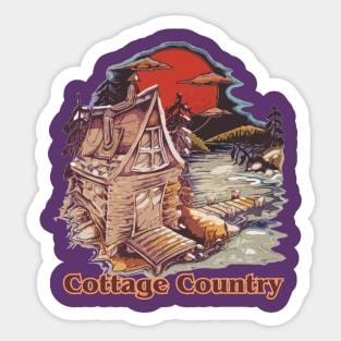 Cottage Country Sticker